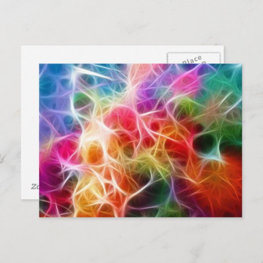 Abstrakte Bokeh-Beleuchtung Postkarte (Vorne/Hinten)