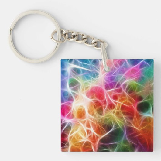 Abstrakte Bokeh-Beleuchtung Schlüsselanhänger (Vorderseite)