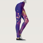 Abstrakte Bokeh Gemusterte Leggings (Rechts)