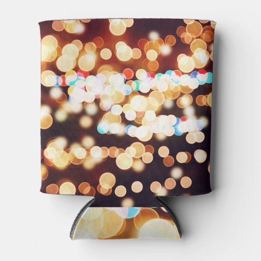Abstrakte Bokeh Textur Dosenkühler (Vorderseite)