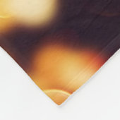 Abstrakte Bokeh Textur Fleecedecke (Ecke)