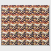 Abstrakte Bokeh Textur Geschenkpapier (Flach)