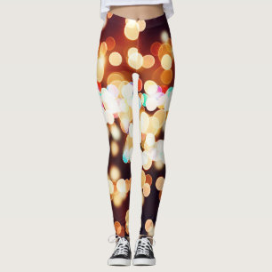 Abstrakte Bokeh Textur Leggings