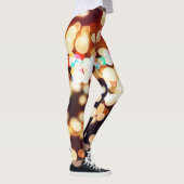 Abstrakte Bokeh Textur Leggings (Rechts)