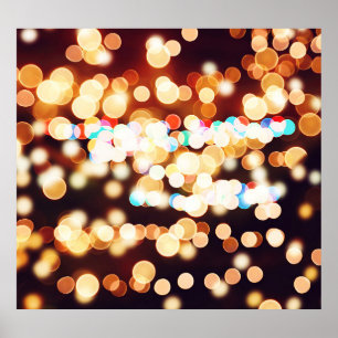 Abstrakte Bokeh Textur Poster