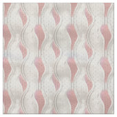 Abstrakte Bold 3D Metallic Red & Cream Texture Rep Stoff (Nahaufnahme)