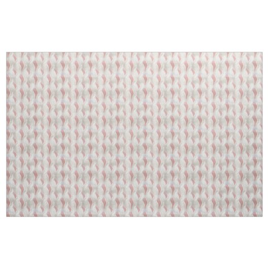 Abstrakte Bold 3D Metallic Red & Cream Texture Rep Stoff (Fat Quarter (45,7 x 55,9 cm))