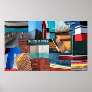 Abstrakte Boote Poster