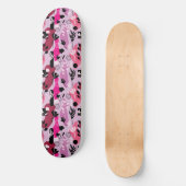 Abstrakte Botanik Skateboard (Vorderseite)