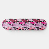 Abstrakte Botanik Skateboard (Horizontal)