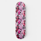 Abstrakte Botanik Skateboard (Vorderseite)