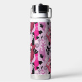 Abstrakte Botanik Trinkflasche (Hinten)