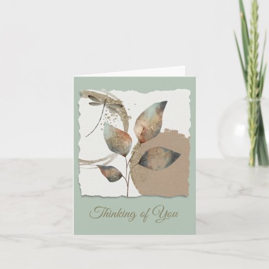 Abstrakte botanisch anpassbar (Vorderseite)