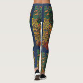 abstrakte botanische Abbildung Leggings (Rückseite)