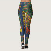 abstrakte botanische Abbildung Leggings (Rückseite)