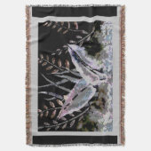Abstrakte botanische Blätter Art Design Decke (Vorderseite Vertikal)