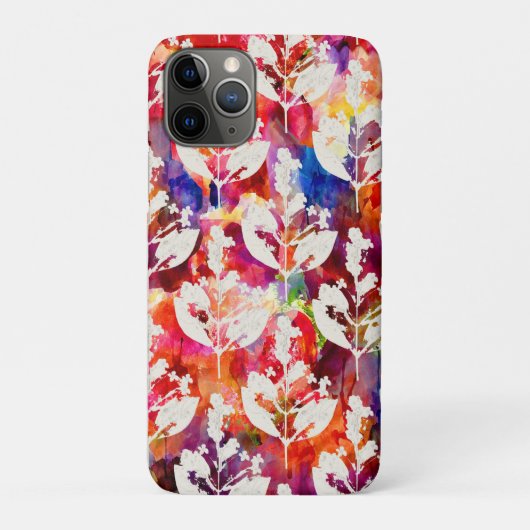 Abstrakte botanische Blätter Case-Mate iPhone Hülle (Rückseite)