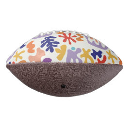 Abstrakte botanische Formen, farbenfroh Football