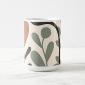 Abstrakte botanische Formen Kaffeetasse (Mittel)