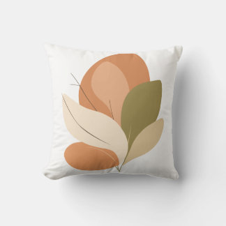 Abstrakte botanische Formen Kissen