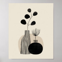 Abstrakte botanische Illustration