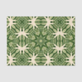 abstrakte botanische tropische Blätter mit Pflanze Seidenpapier (Vorderseite)