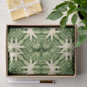 abstrakte botanische tropische Blätter mit Pflanze Seidenpapier (Geschenk)