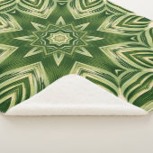 abstrakte botanische tropische Blätter mit Pflanze Sherpadecke (3/4)