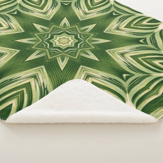 abstrakte botanische tropische Blätter mit Pflanze Sherpadecke (3/4)