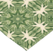 abstrakte botanische tropische Blätter mit Pflanze Tischdecke (Schrägansicht)