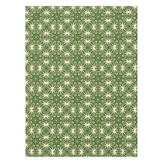 abstrakte botanische tropische Blätter mit Pflanze Tischdecke (Vorderseite)