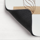 Abstrakte botanische Wandkunst Mousepad (Ecke)