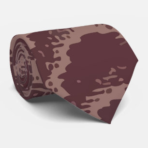 abstrakte braune beige Camouflage-Kunst Krawatte
