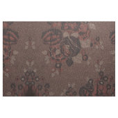 Abstrakte braune Blume mit Gold Stoff (Fat Quarter (45,7 x 55,9 cm))