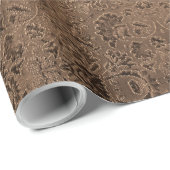 Abstrakte braune helle Proben Geschenkpapier (Rolleneckpunkt)
