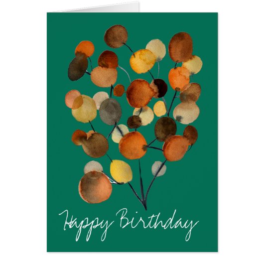 Abstrakte braune Herbstbaumkunst (Vorne)