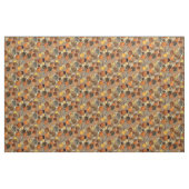Abstrakte braune Herbstbaumkunst Stoff (Fat Quarter (45,7 x 55,9 cm))