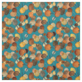 Abstrakte braune Herbstbaumkunst Stoff (Muster)