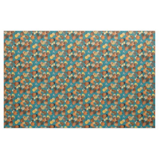 Abstrakte braune Herbstbaumkunst Stoff (Fat Quarter (45,7 x 55,9 cm))