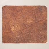 abstrakte braune Ledertextur Hintergrundleder,t Sherpadecke (Vorderseite (Horizontal))