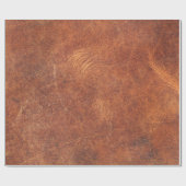 abstrakte braune Ledertextur, Hinterleder, t Geschenkpapier (Flach)