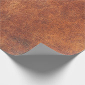 abstrakte braune Ledertextur, Hinterleder, t Geschenkpapier (Ecke)