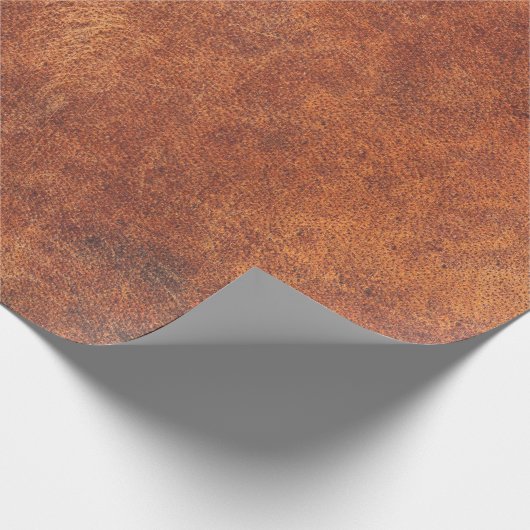 abstrakte braune Ledertextur, Hinterleder, t Geschenkpapier (Ecke)