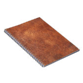 abstrakte braune Ledertextur, Hinterleder, t Notizblock (Rechte Seite)