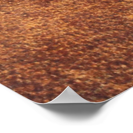 abstrakte braune Ledertextur, Hinterleder, t Poster (Ecke)