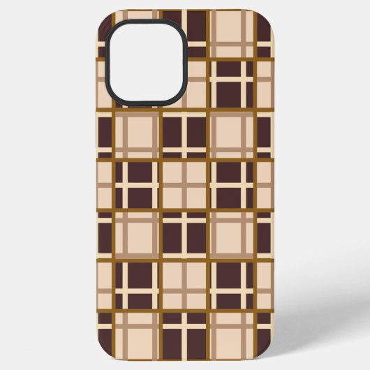 Abstrakte Brauntöne iPhone 12 Pro Max Hülle (Rückseite)