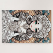 Abstrakte Braut Puzzle (Horizontal)