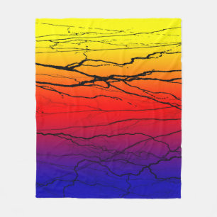 Abstrakte Breite Fleecedecke