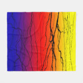Abstrakte Breite Fleecedecke (Vorderseite (Horizontal))