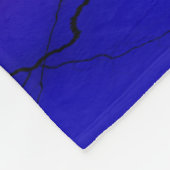 Abstrakte Breite Fleecedecke (Ecke)